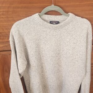 Vintage Aspetuck Trading Co. Men's Heather Gray Crewneck Sweater